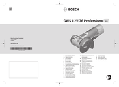 Bosch GWS 12V-76 Original Instructions Manual