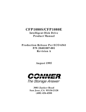 Conner CFP1080E Product Manual