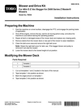 Toro 312000001 Installation Instructions Manual