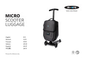 m-cro MICRO SCOOTER LUGGAGE Instructions For Use Manual