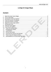 Lerdge iX Usage Manual