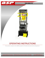 QSP DB-8000-XL Operating Instructions Manual
