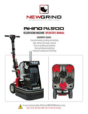 Newgrind RHINO RL500 Operator's Manual
