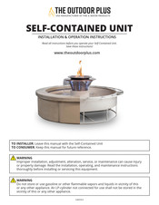 The Outdoor Plus SELF-CONTAINED UNIT Installation & Operation Instructions