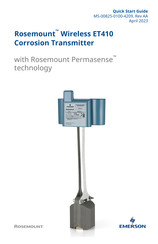 Emerson Rosemount ET410 Quick Start Manual