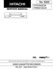 Hitachi VTMX310EUK Service Manual