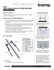 Biamp Parle 2000 Series Installation Manual