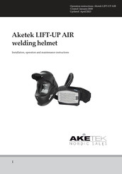 Aketek LIFT-UP AIR Installation, Operation And Maintenance Instructions