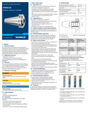 SCHUNK TENDO ES Assembly And Operating Manual