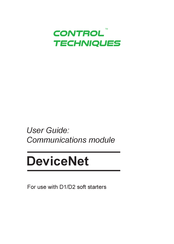 Control Techniques DeviceNet User Manual