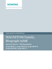 Siemens MAGNETOM syngo MR D13 Operator's Manual