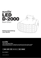 EuroLite LED D-2000 User Manual