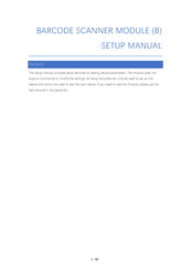 Waveshare Barcode Scanner Module B Setup Manual