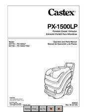 Castex 607780 Operator And Parts Manual