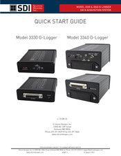 SDI G-Logger 3340 Quick Start Manual
