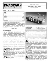 Enerpac WM12 Instruction Sheet