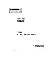Smithco V-STAR 94-201 Service Manual
