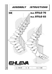 ehleva STILO 83 Assembly Instructions Manual