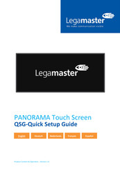Legamaster Panorama PAN-10500 Quick Setup Manual