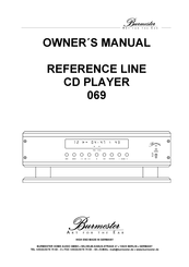 Burmester Reference 069 Owner's Manual