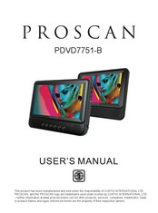 ProScan PDVD7751-B User Manual