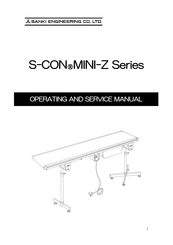 SANKI S-CON MINI FLOW-BEL SMF Operating And Service Manual