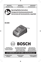 Bosch BC1880 Instructions Manual