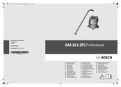 Bosch GAS 20 L SFC Professional Instructions Manual