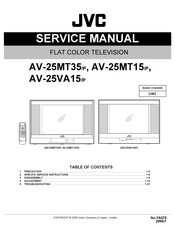 JVC AV-25MT15/P Service Manual
