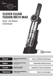Clever Clean Rosegold FUSION MX14 MAX Instructions For Use Manual