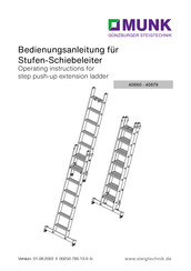 Munk 40660 Operating Instructions Manual