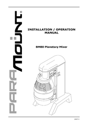 Paramount Fitness BM80 Installation & Operation Manual