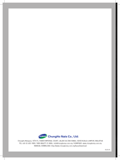 Chungho GWF-70S9500M User Manual