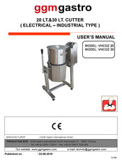 GGMgastro VHCOZ 20 User Manual