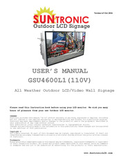 Suntronic GSU4600L1 User Manual