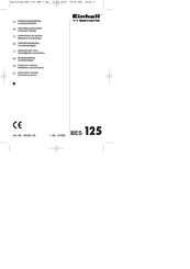 EINHELL Bavaria 44.621.03 Operating Instructions Manual
