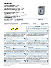 Siemens 3VT1716-2EE45-0AA0 Operating Instructions Manual