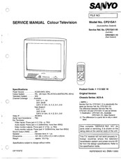 Sanyo CP21SA1-00 Service Manual