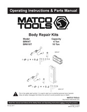 Matco Tools BRK10T Operating Instructions & Parts Manual