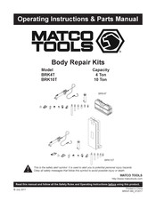 Matco Tools BRK4T Operating Instructions & Parts Manual