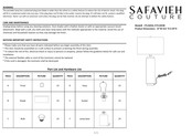Safavieh Couture Terry CTL1025A Manual
