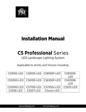 P. M. Lighting CS12100-LED Installation Manual