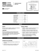 U-Line H-8935 Quick Start Manual