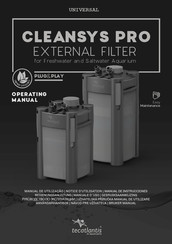 Aquatlantis tecatlantis CLEANSYS PRO 850 Operating Manual