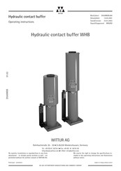 WITTUR WHB 40x80 Operating Instructions Manual