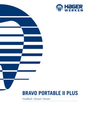 HAGER WERKEN BRAVO PORTABLE II PLUS Manual