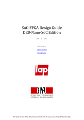 Terasic DE0-Nano-SoC Design Manual
