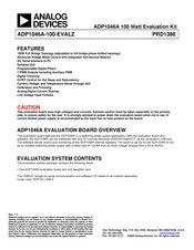 Analog Devices ADP1046A-100-EVALZ User Manual