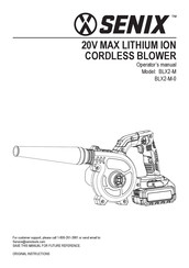 Senix BLX2-M Operator's Manual