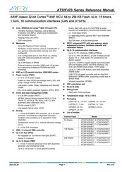 Artery AT32F423 Series Reference Manual